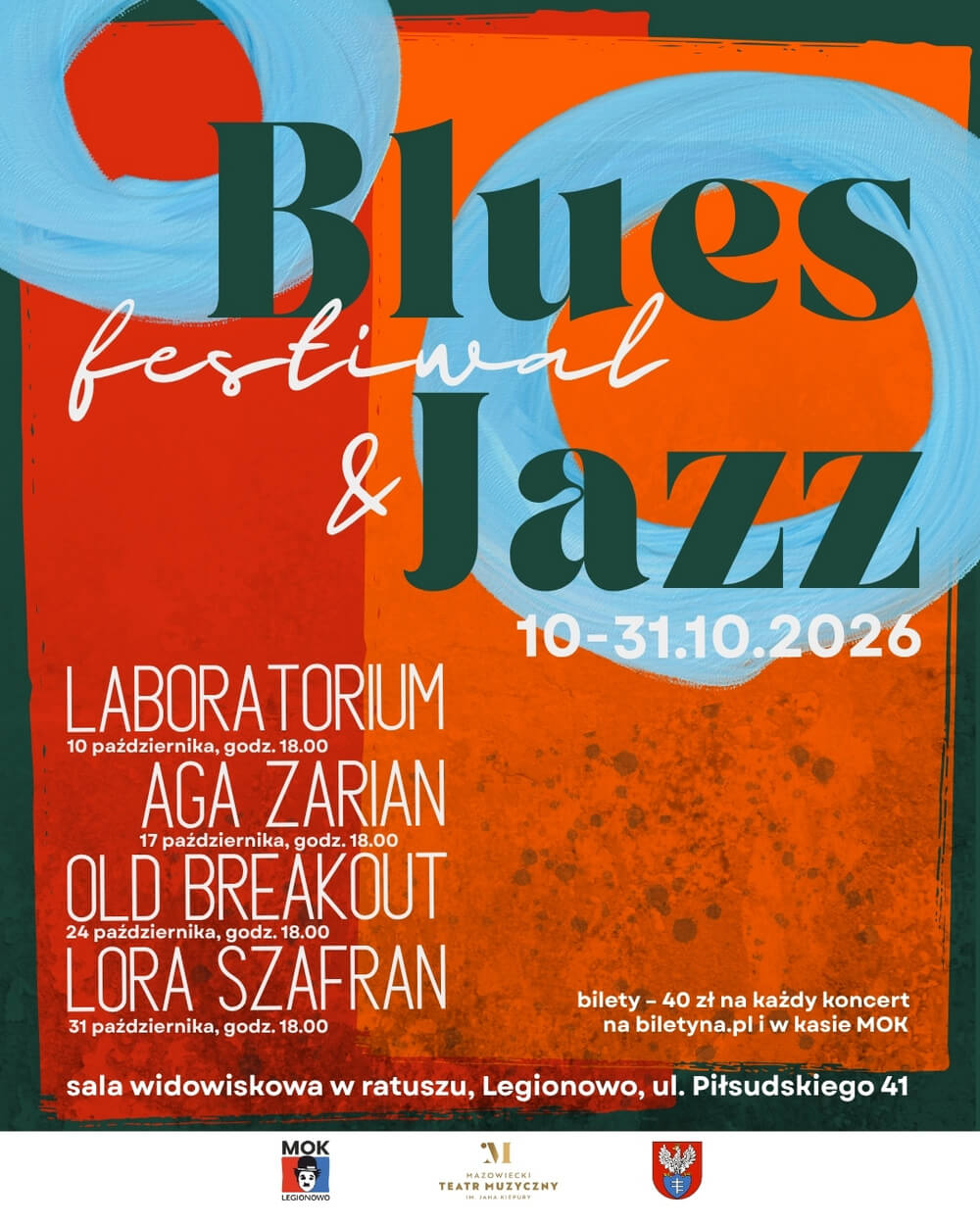 plakat festiwalu wielobarwna abstrakcja