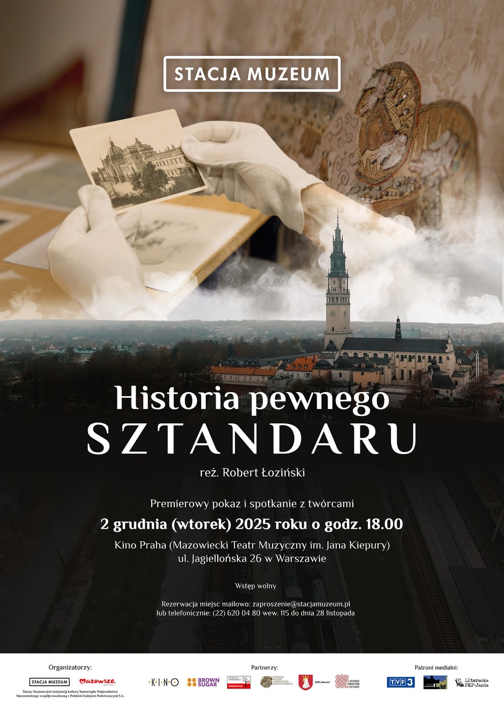 plakat filmu z pejzażem miasta