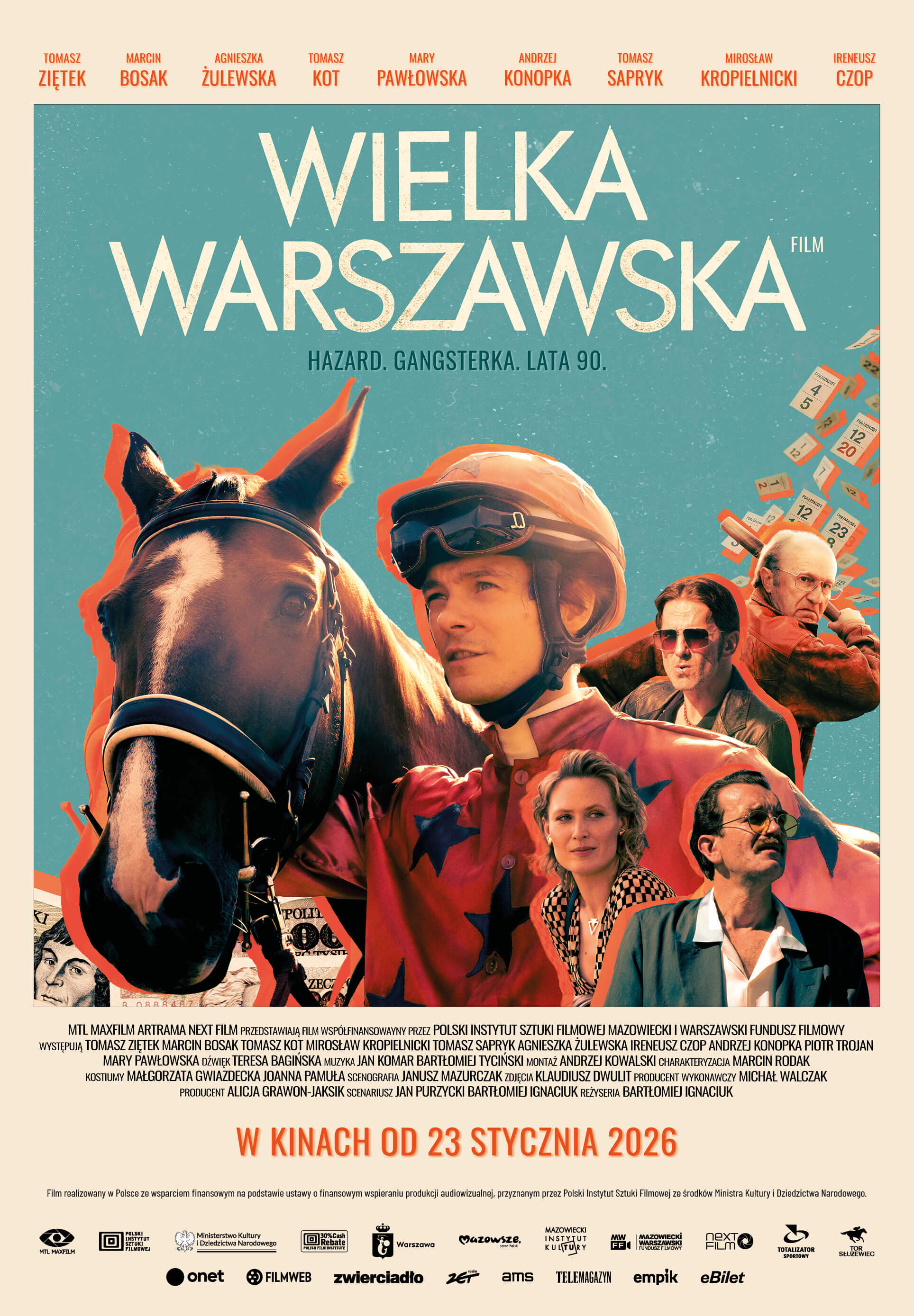 plakat filmu zdjęcia aktorów i konia