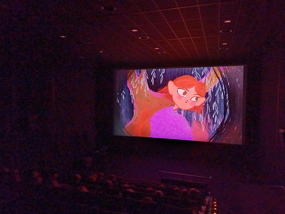 zdjęcie z projekcji