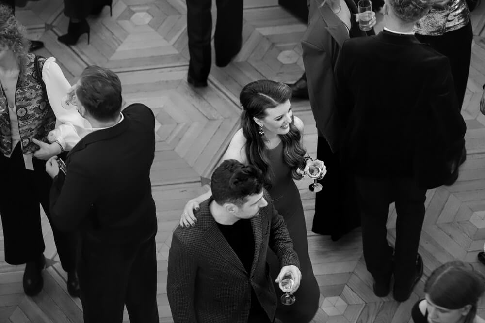 zbliżenie na gości